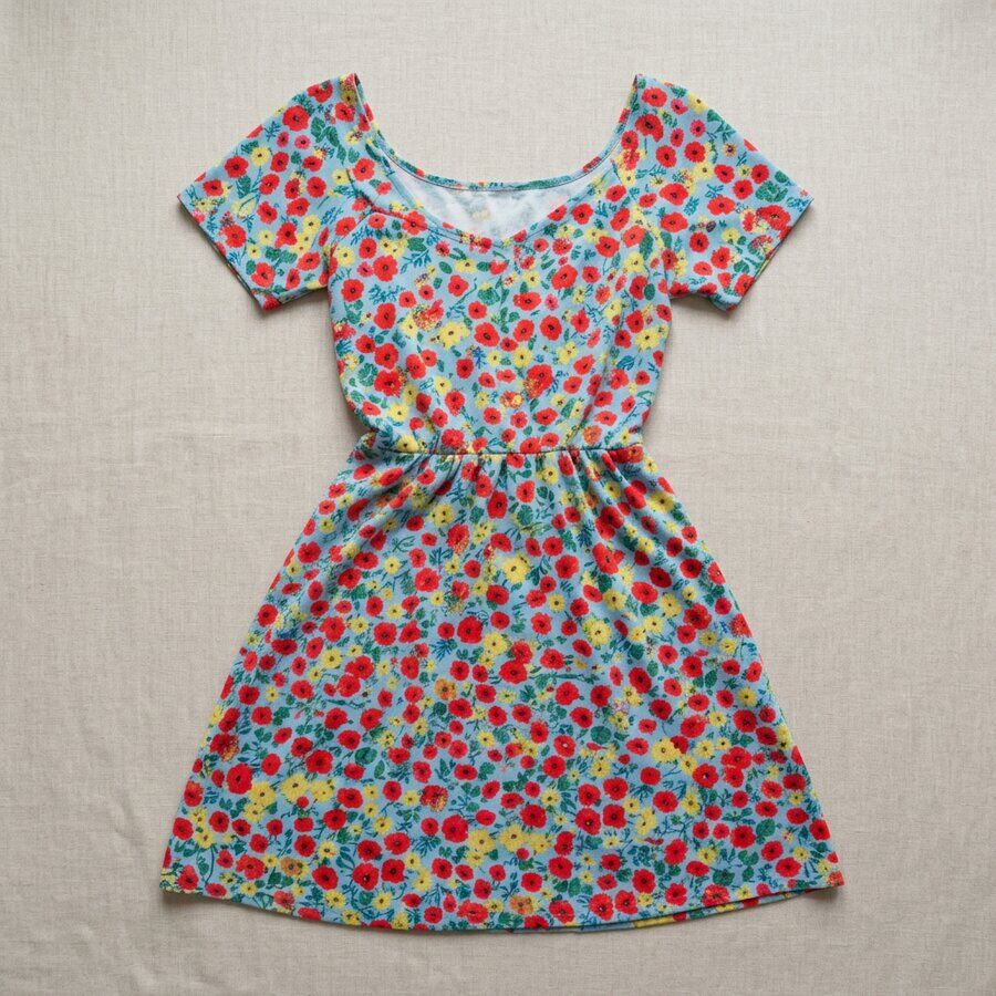 The same dress as a studio product photo