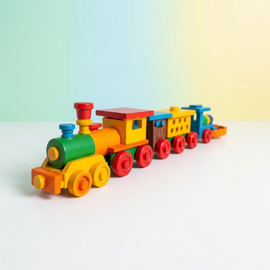 Toy train styled by Listly